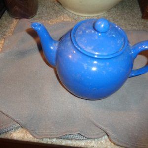 Vintage Blue Tea Pot - Tea Party - Nice Tea Pot  - Collectible Tea Pot